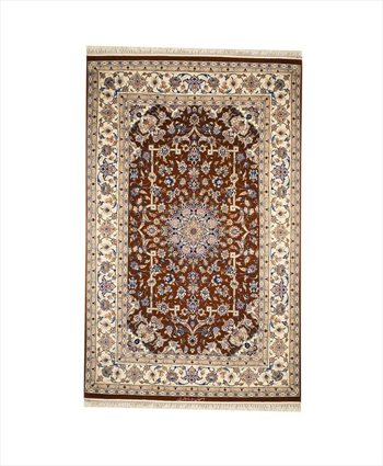 فرش ذرع ونیم اصفهان کد ru353