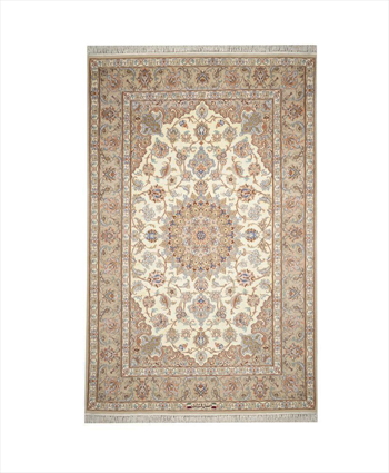 فرش ذرع ونیم اصفهان کد ru2104