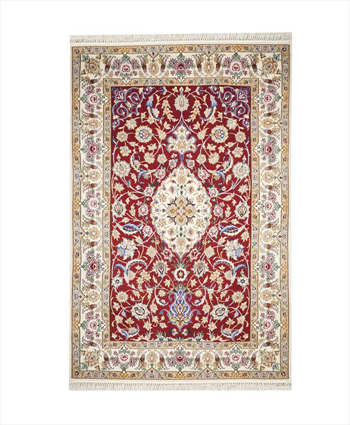 فرش ذرع ونیم اصفهان کد ru361